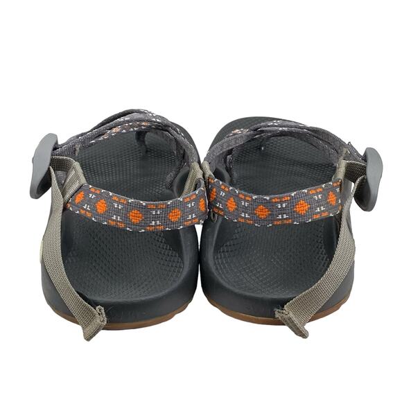 Chaco Women’s Z/X 2 Grey Gold Strappy Trail Hiking Sandals Size US 10 - Picture 8 of 10